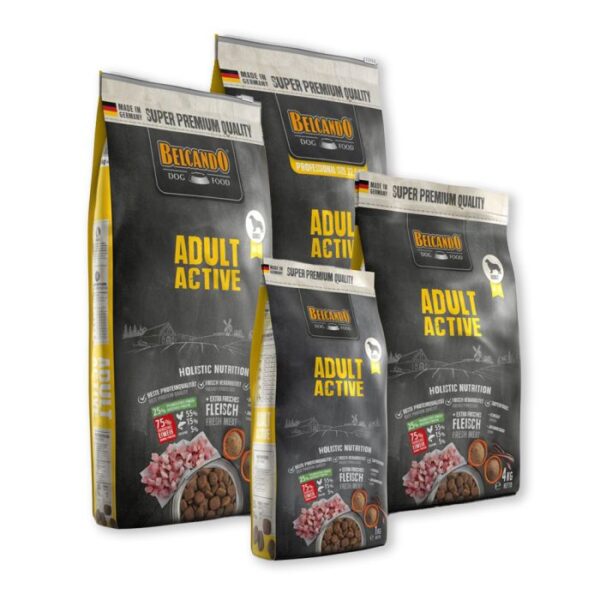 BELCANDO® ADULT ACTIVE Belcando 30% Fleisch Hunde & Katzen Tiernahrung - Kauartikel - Zubehör